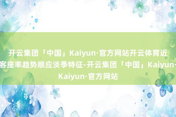开云集团「中国」Kaiyun·官方网站开云体育近期客流与客座率趋势顺应淡季特征-开云集团「中国」Kaiyun·官方网站